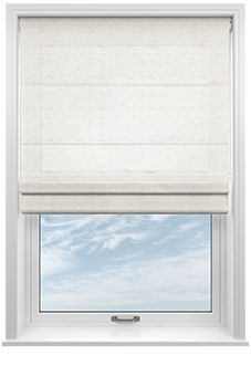 Siwa Voile, Papyrus - Motorised Roman Blind